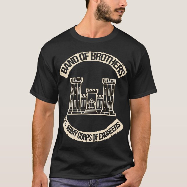 Camiseta banda del Cuerpo de Ingenieros del Ejército de los (Anverso)