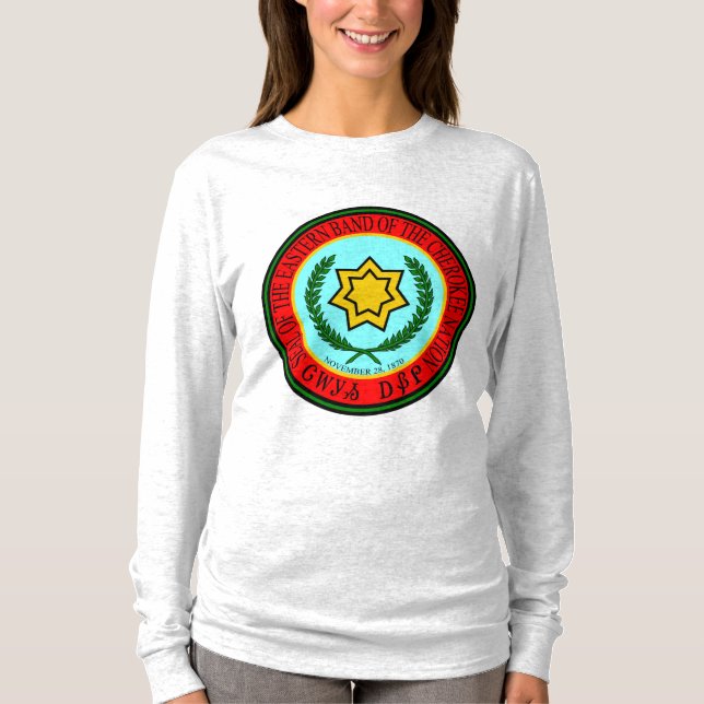 Camiseta Banda del este del sello cherokee (Anverso)