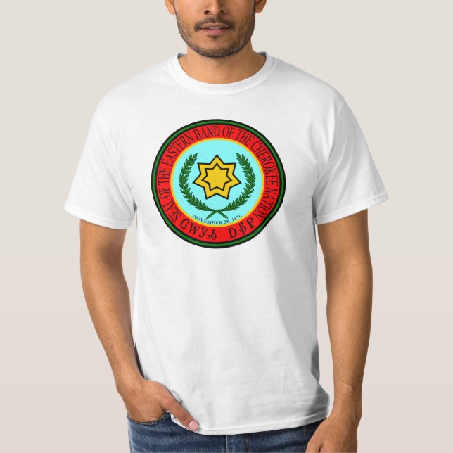 Camiseta Banda del este del sello cherokee (Anverso)