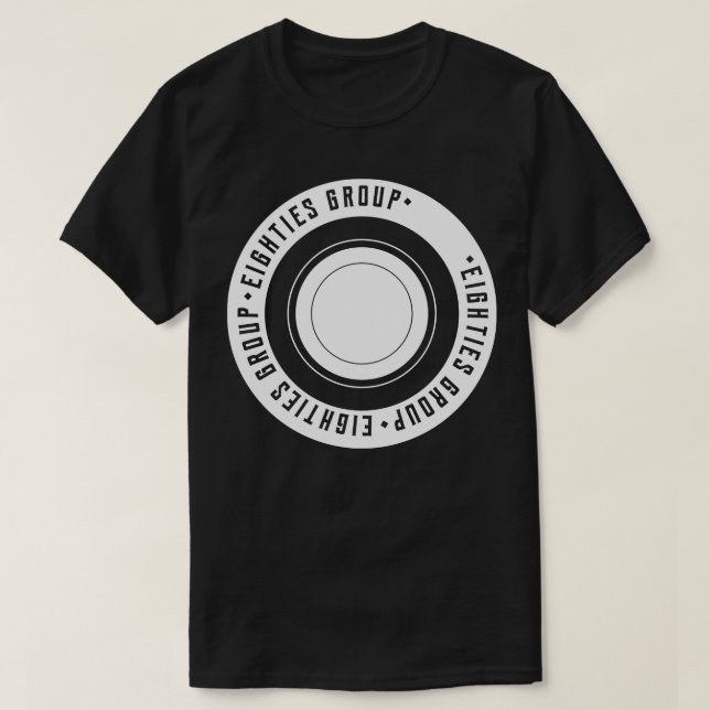 Camiseta Banda del grupo Ochenta (Diseño del anverso)