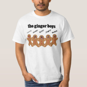 Camiseta Banda del muchacho del hombre de pan de jengibre