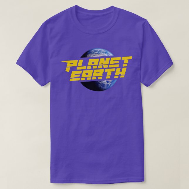 Camiseta Banda del universo del espacio terrestre del plane (Diseño del anverso)