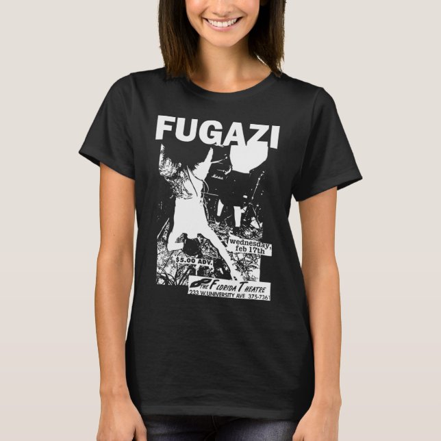 Camiseta banda F.U.G.A.Z.I (Anverso)