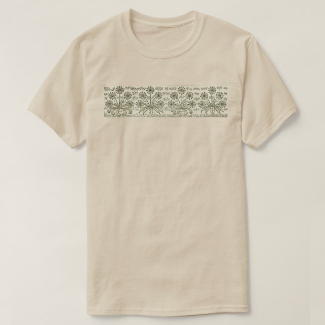 Camiseta Banda floral (Diseño del anverso)