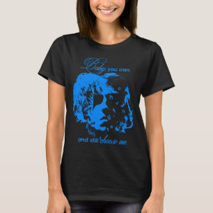 Camiseta Banda Indie de Silueta Azul