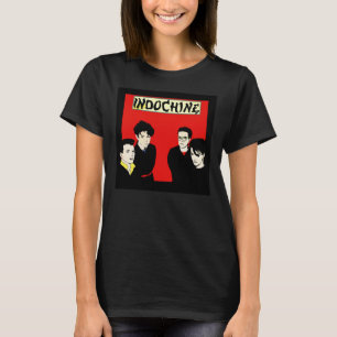 Camiseta banda indochina rock n roll banda indochine po