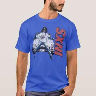 Camiseta banda INXS 1987 Vintage Crack retro