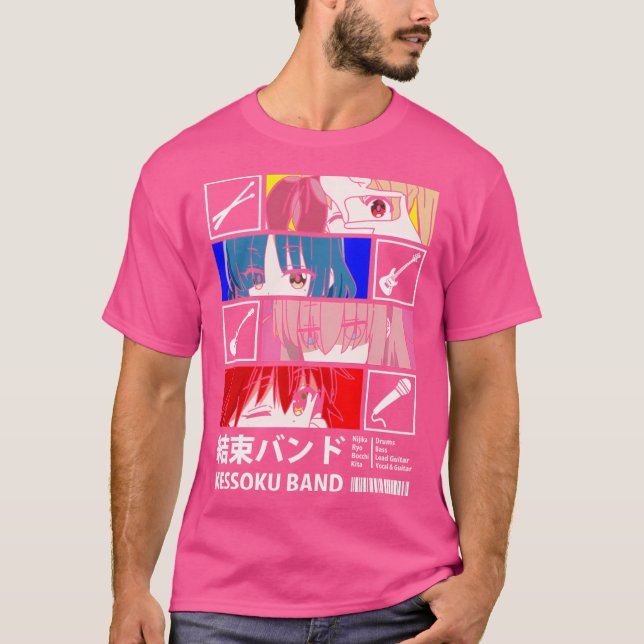 Camiseta Banda Kessoku (Anverso)