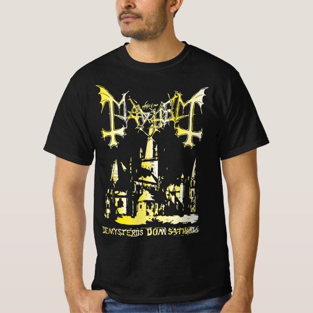 Camiseta banda metalizado negra (Anverso)