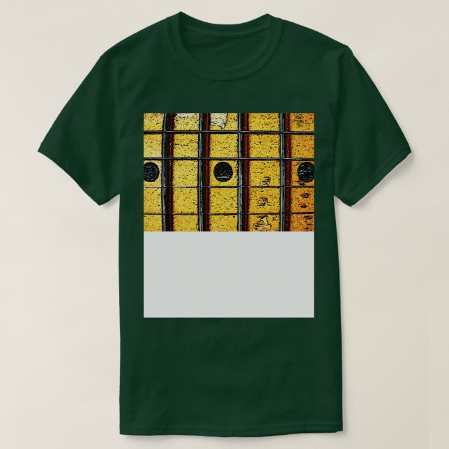 Camiseta Banda musical del guitarrista de guitarra vintage (Diseño del anverso)