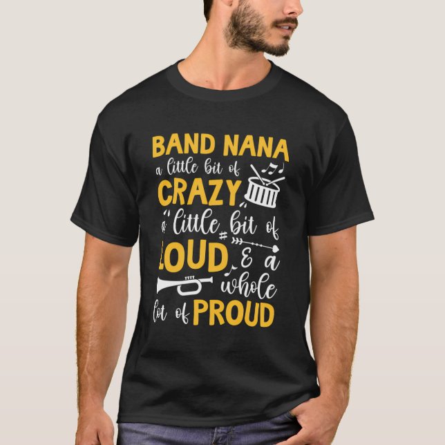 Camiseta Banda Nana Orgullosa Banda De Marcha Nana (Anverso)