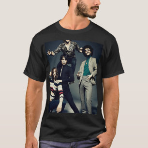 Camiseta banda negra estadounidense Graphic