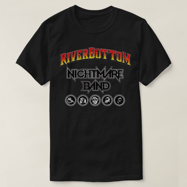 Camiseta Banda nocturna River Bottom (Diseño del anverso)