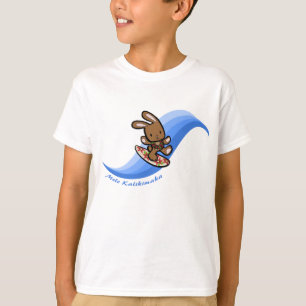 Camiseta Banda Personalizado azul de los conejitos de surf 