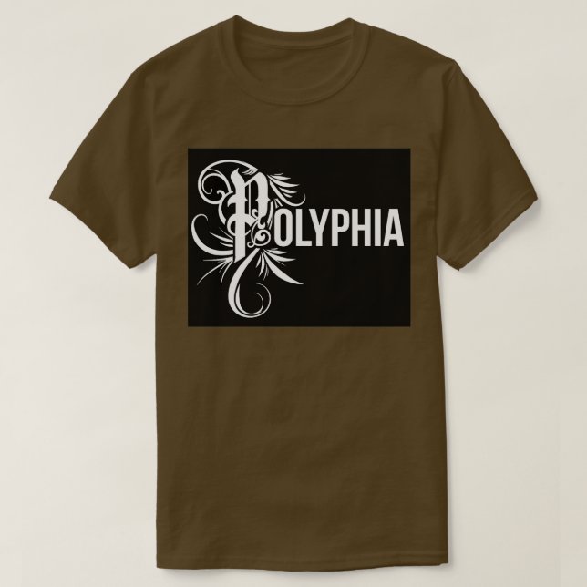 Camiseta banda poliphia (Diseño del anverso)