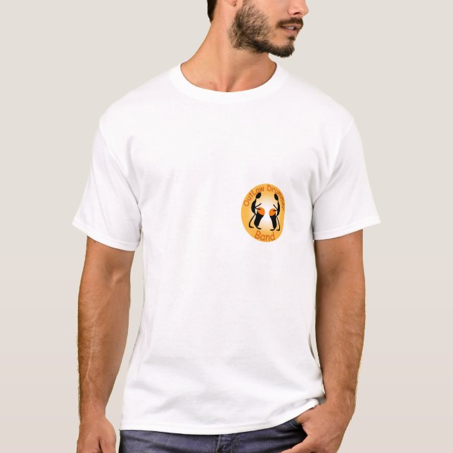 Camiseta Banda proscrita para hombre del batería (Anverso)