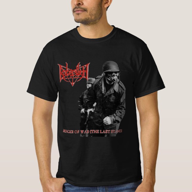 Camiseta Banda Rebaelliun "Bringer Of War" (Anverso)