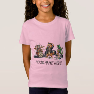 Camiseta Banda Rock and Roll Pets - Concierto de Animales D