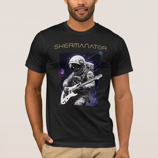 Camiseta Banda SHERMANATOR espaciada (Anverso)