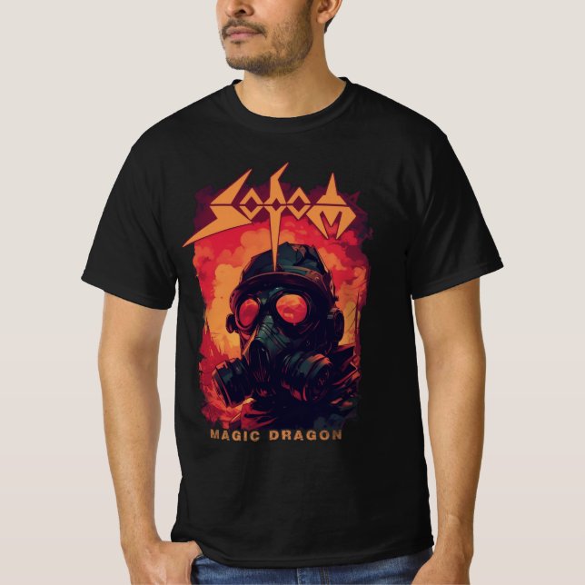 Camiseta banda Sodom Magic Dragon  (Anverso)
