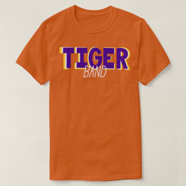 Camiseta Banda Tiger (Diseño del anverso)