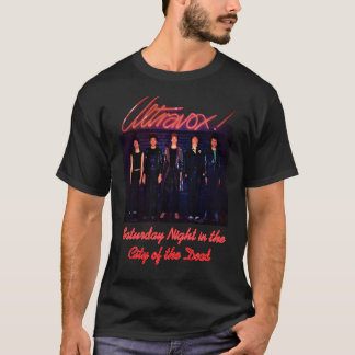 Camiseta Banda Ultravox Retro 80'S - Sábado Por La Noche -