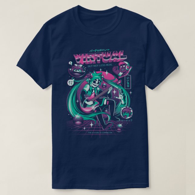 Camiseta Banda virtual (Diseño del anverso)