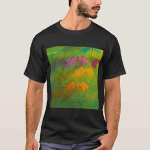 Camiseta Bandada de dragones tropicales al atardecer