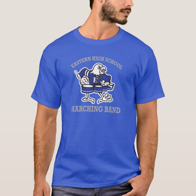 Camiseta BandaDeMarchaVintageEasternEagle (Anverso)