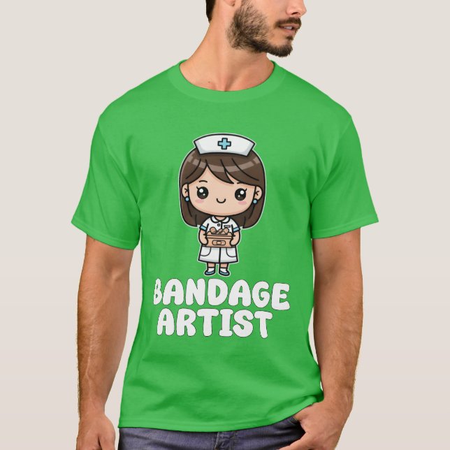 CAMISETA BANDAGE ARTIST NURSE GIFT (Anverso)