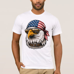 Camiseta Bandana Águila Patriótica USA Viaje por carretera