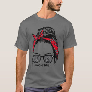 Camiseta Bandana de hockey sobre hielo gafas de sol de mamá