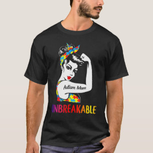 Camiseta Bandana Rompecabezas Mamá Autismo Conciencia Inque