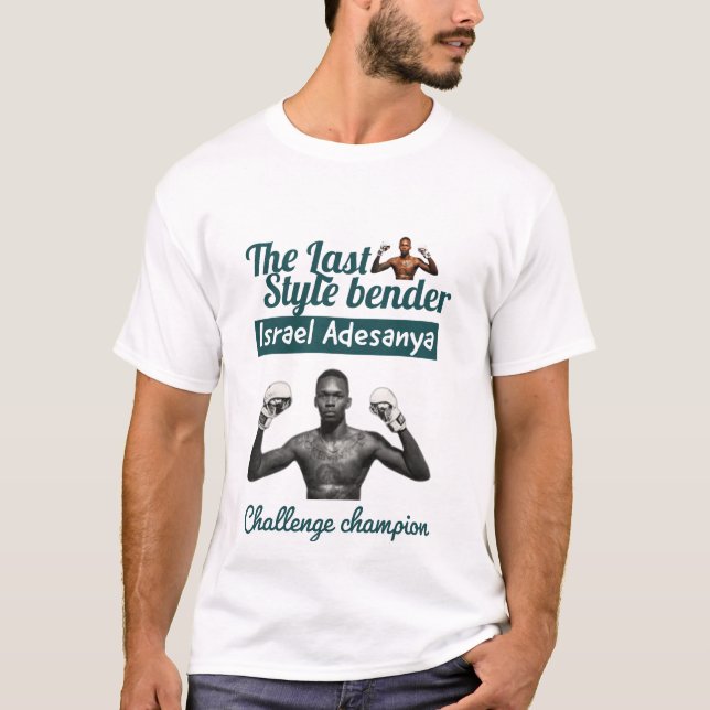 Camiseta Bandar estilo Israel Adesanya (Anverso)