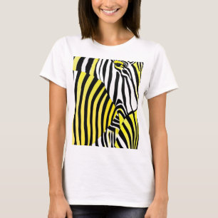 Camiseta Bandas de cebra cúrcuta
