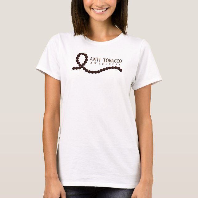 Camiseta Bandas de cinta parda contra la toma de conciencia (Anverso)
