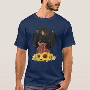 Camiseta Bandas De Historia Negra Para Mujeres Afroamerican