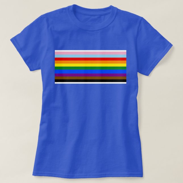 Camiseta Bandas del Orgullo LGBTQ (Diseño del anverso)
