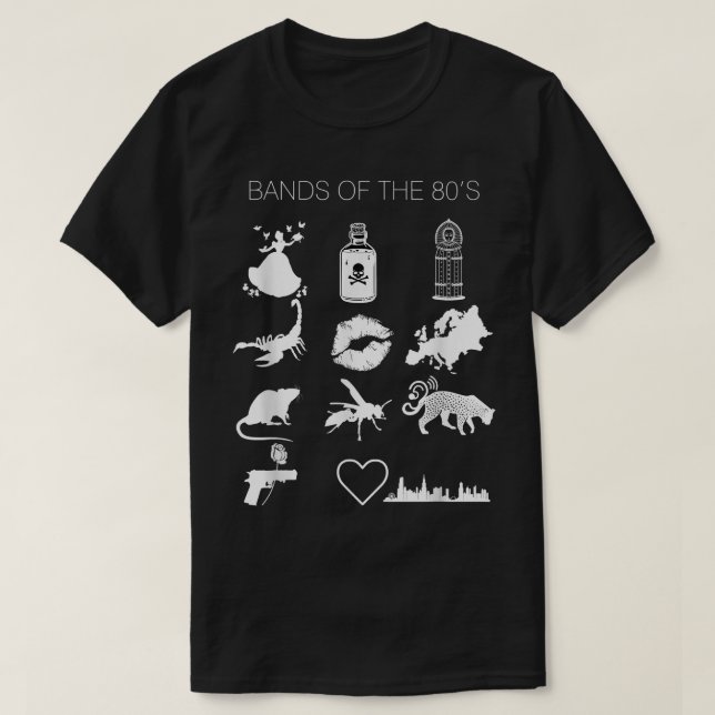 Camiseta Bandas divertidas de moda de la prohibición del ro (Diseño del anverso)