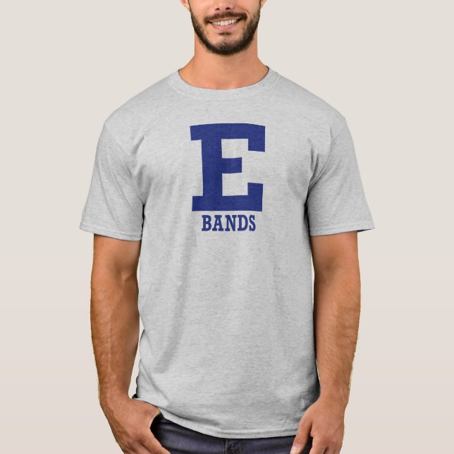 Camiseta Bandas electrónicas hombres manga corta gris (Anverso)