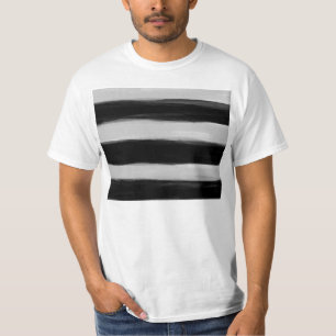 Camiseta Bandas negras y grises