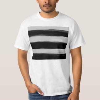 Camiseta Bandas negras y grises
