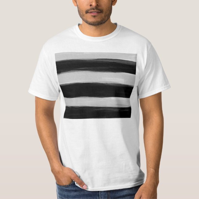 Camiseta Bandas negras y grises (Anverso)