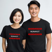Bandas rojas oscuras de Nunavut Aloha