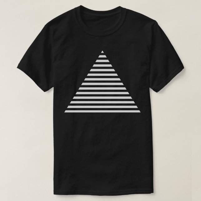 Camiseta bandas triangulares (Diseño del anverso)