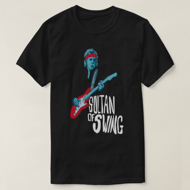 Camiseta Bande de Dire Straits (Diseño del anverso)