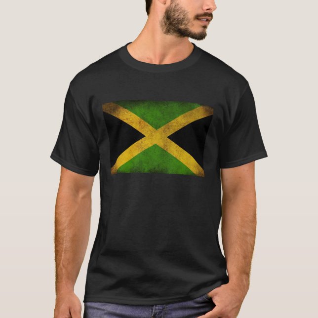 Camiseta Bandeira Jamaica (Anverso)