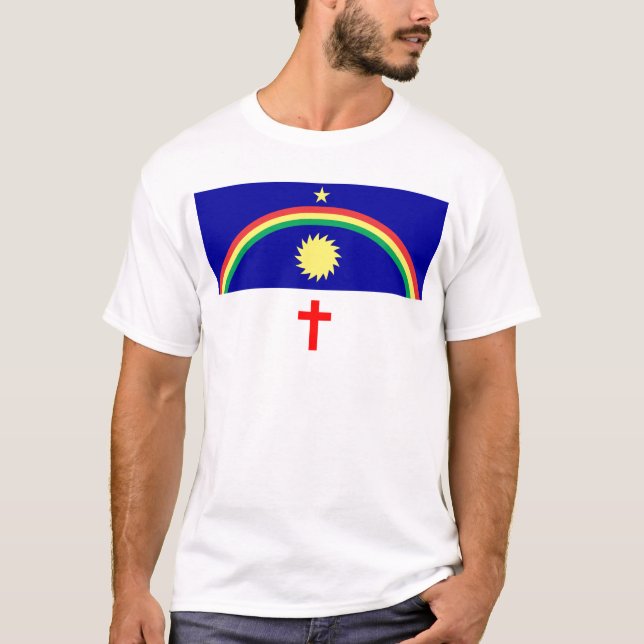 Camiseta Bandeira Pernambuco Brasil (Anverso)