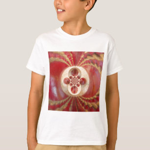 Camiseta Bandejas de cricket rojas resumen diseño de impres