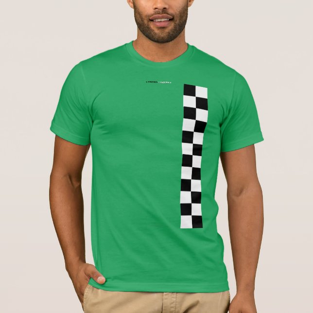 Camiseta Bandera a cuadros (Anverso)